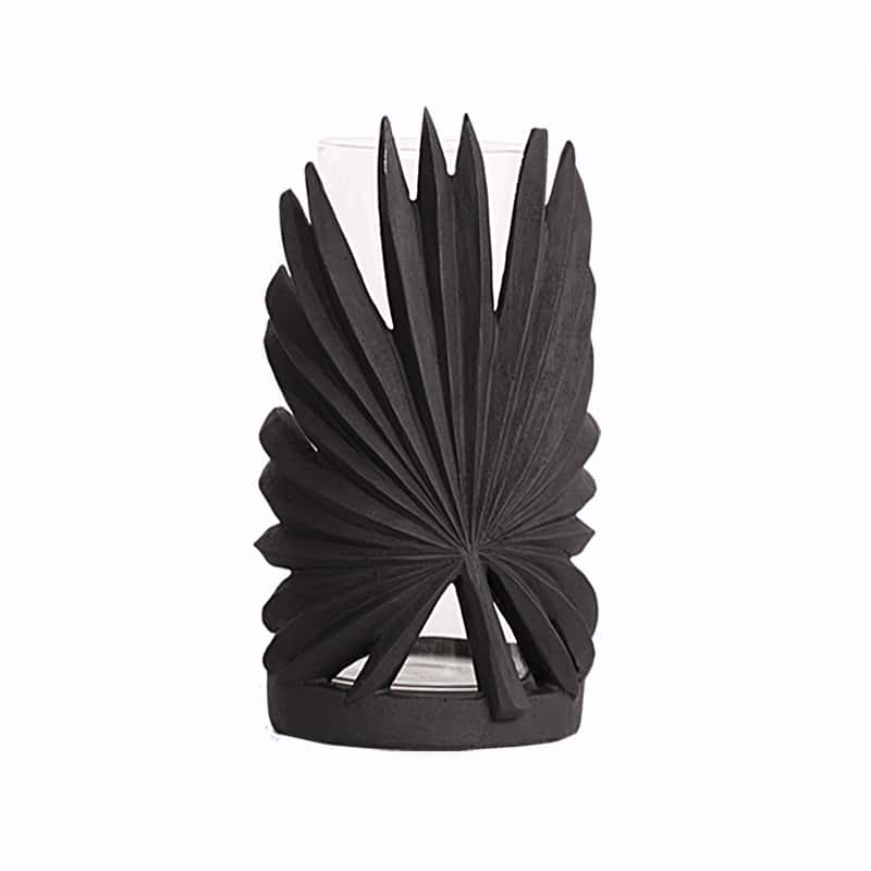 Κηροπήγιο Κεραμικό Μαύρο Art Et Lumiere Φ14,5×23,5εκ. 25032 (Υλικό: Κεραμικό, Χρώμα: Μαύρο) – Art Et Lumiere – lumiere_25032