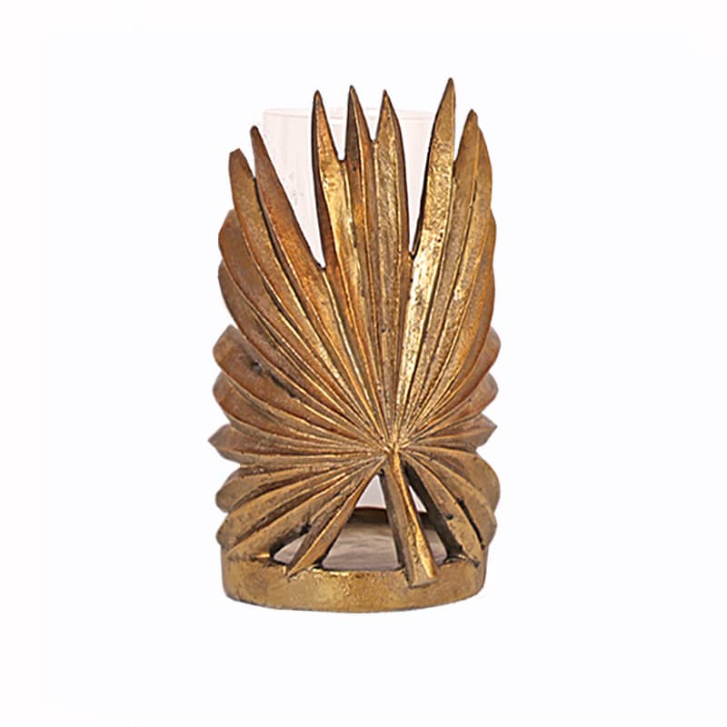 Κηροπήγιο Κεραμικό Χρυσό-Μπρονζέ Art Et Lumiere Φ14,5×23,5εκ. 35032 (Υλικό: Κεραμικό, Χρώμα: Χρυσό ) – Art Et Lumiere – lumiere_35032