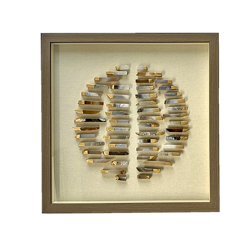 Art Et Lumiere Πίνακας Ξύλινος-Γυάλινος 50x50εκ. Art Et Lumiere 90101 (Υλικό: Ξύλο) - Art Et Lumiere - lumiere_90101