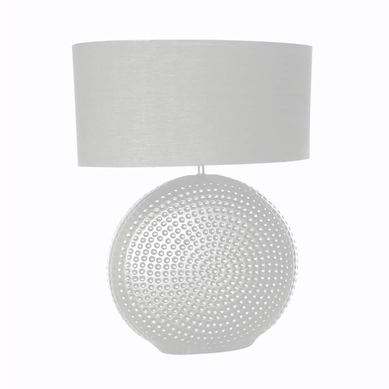 Art Et Lumiere Φωτιστικό Επιτραπέζιο Κεραμικό Λευκό 50,5x26x65εκ. Art Et Lumiere 30192 (Υλικό: Κεραμικό, Χρώμα: Λευκό) - Art Et Lumiere - lumiere_30192