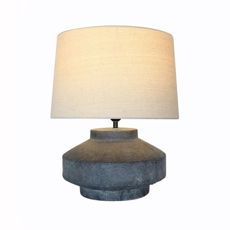 Φωτιστικό Επιτραπέζιο Κεραμικό Γκρι-Ανθρακί Art Et Lumi