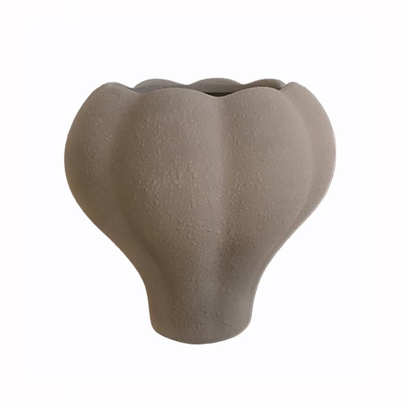 Βάζο Κεραμικό Καφέ Art Et Lumiere 24,5x24,5x25,5εκ. 350