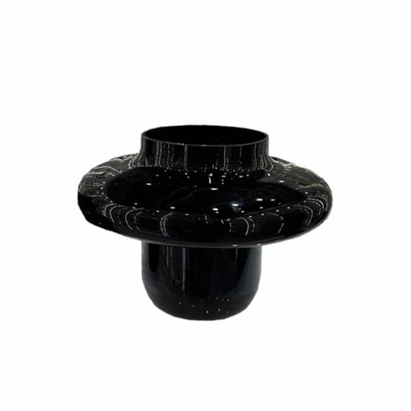 Διακοσμητικά Επιτραπέζια 24home - ΣΗΜΑΝΤΙΚΟ: Σε περίπτωση διαφοράς τιμής από το κατάστημα ισχύει παντα και μόνο η τιμή του καταστήματος Βάζο Γυάλινο Μαύρο Φ12x20εκ. Art Et Lumiere 30327 (Υλικ