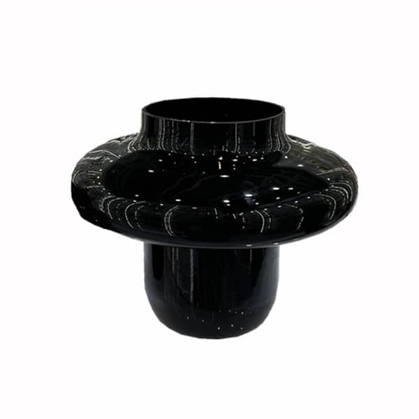 Διακοσμητικά Επιτραπέζια 24home - ΣΗΜΑΝΤΙΚΟ: Σε περίπτωση διαφοράς τιμής από το κατάστημα ισχύει παντα και μόνο η τιμή του καταστήματος Βάζο Γυάλινο Μαύρο Φ17x30εκ. Art Et Lumiere 30329 (Υλικ