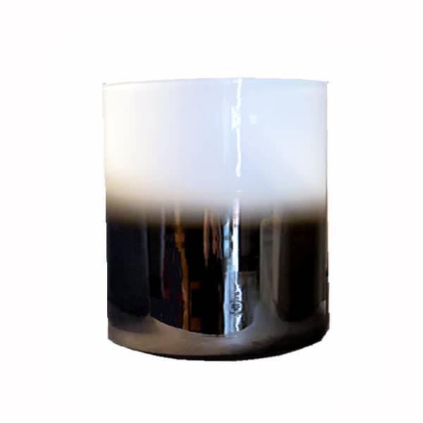 Διακοσμητικά Επιτραπέζια 24home - ΣΗΜΑΝΤΙΚΟ: Σε περίπτωση διαφοράς τιμής από το κατάστημα ισχύει παντα και μόνο η τιμή του καταστήματος Βάζο Γυάλινο Λευκό-Ασημί Φ18x30εκ. Art Et Lumiere 30321