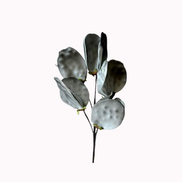 Art Et Lumiere Λουλούδι Γκρι-Ασημί 40εκ. Art Et Lumiere 10822 (Σετ 6 Τεμάχια) (Χρώμα: Γκρι) - Art Et Lumiere - lumiere_10822