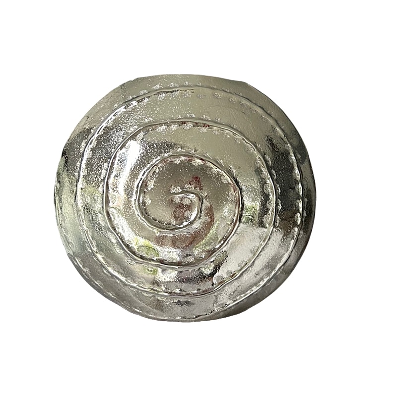 Βάζο Μεταλλικό Ασημί 40x36x17εκ. Art Et Lumiere 22013 (Υλικό: Μεταλλικό, Χρώμα: Ασημί ) - Art Et Lumiere - lumiere_22013