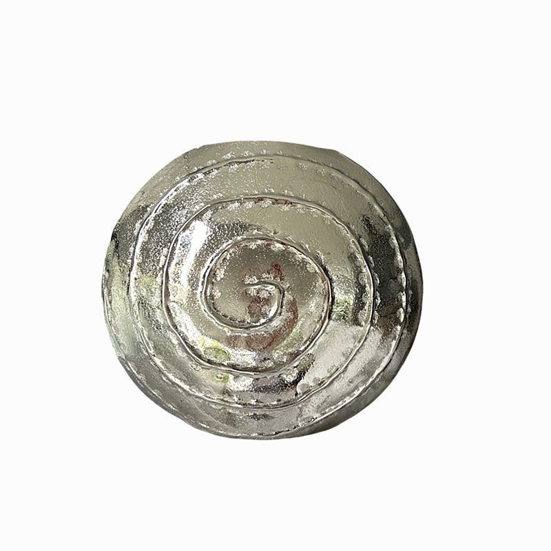 Διακοσμητικά Επιτραπέζια 24home - ΣΗΜΑΝΤΙΚΟ: Σε περίπτωση διαφοράς τιμής από το κατάστημα ισχύει παντα και μόνο η τιμή του καταστήματος Βάζο Μεταλλικό Ασημί 28x11x26εκ. Art Et Lumiere 22012 (