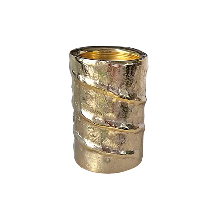 Art Et Lumiere Κηροπήγιο Μεταλλικό Χρυσό Φ11x20εκ. Art Et Lumiere 12011 (Υλικό: Μεταλλικό, Χρώμα: Χρυσό ) - Art Et Lumiere - lumiere_12011