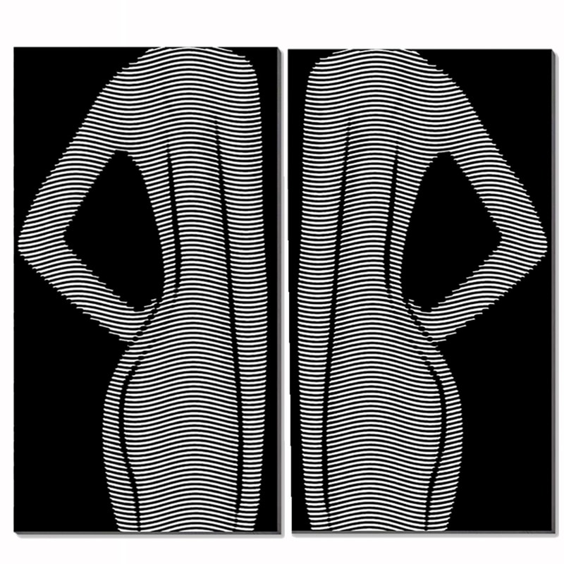 Πίνακας Δίπτυχος Σε Καμβά Art Et Lumiere 140x120εκ. 90144 (Ύφασμα: Καμβάς) - Art Et Lumiere - lumiere_90144