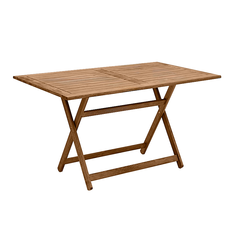 Τραπέζι πτυσσόμενο Klara Megapap από ξύλο οξιάς σε χρώμα καρυδί εμποτισμού 140x80x71εκ. – MegaPap – 0034198