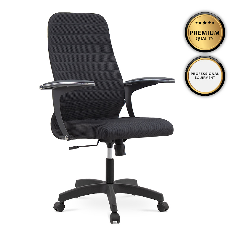 Καρέκλα γραφείου Melani Megapap με διπλό ύφασμα Mesh χρώμα μαύρο 66,5x70x102/112εκ. – MegaPap – 0077704