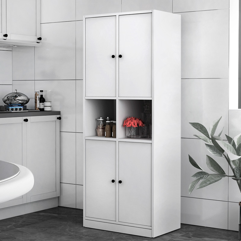 Ντουλάπα κουζίνας – μπάνιου Felix Flat Megapap χρώμα λευκό 65,4x40x166,8εκ. – MegaPap – 0234633