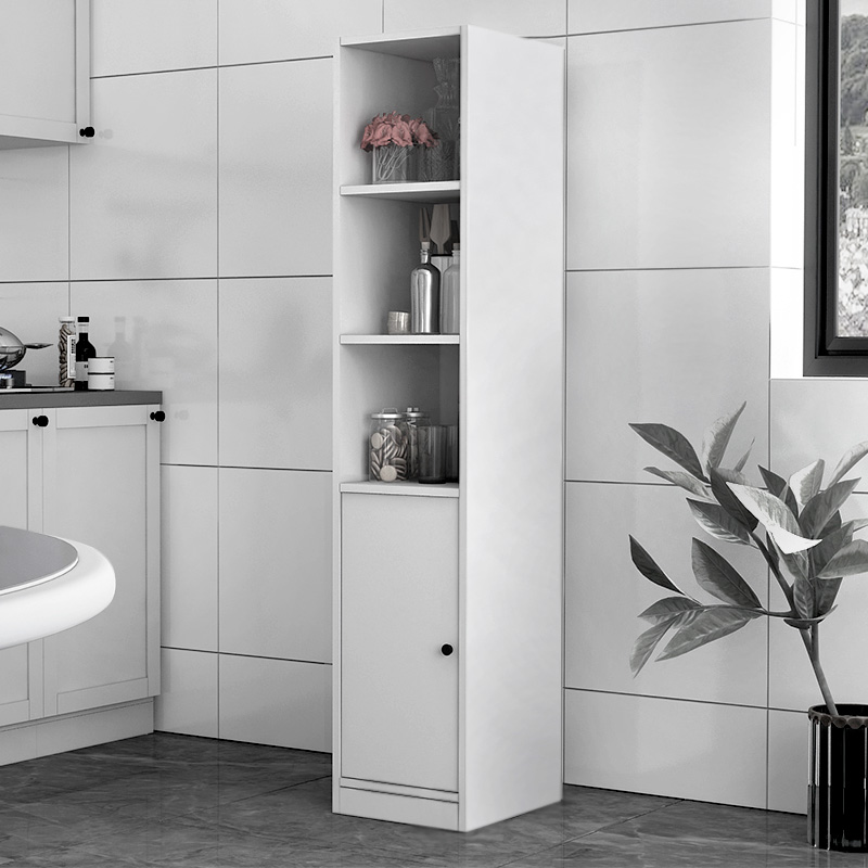 Ντουλάπι κουζίνας – μπάνιου Felix Flat Megapap χρώμα λευκό 33,6x40x166,8εκ. – MegaPap – 0234634
