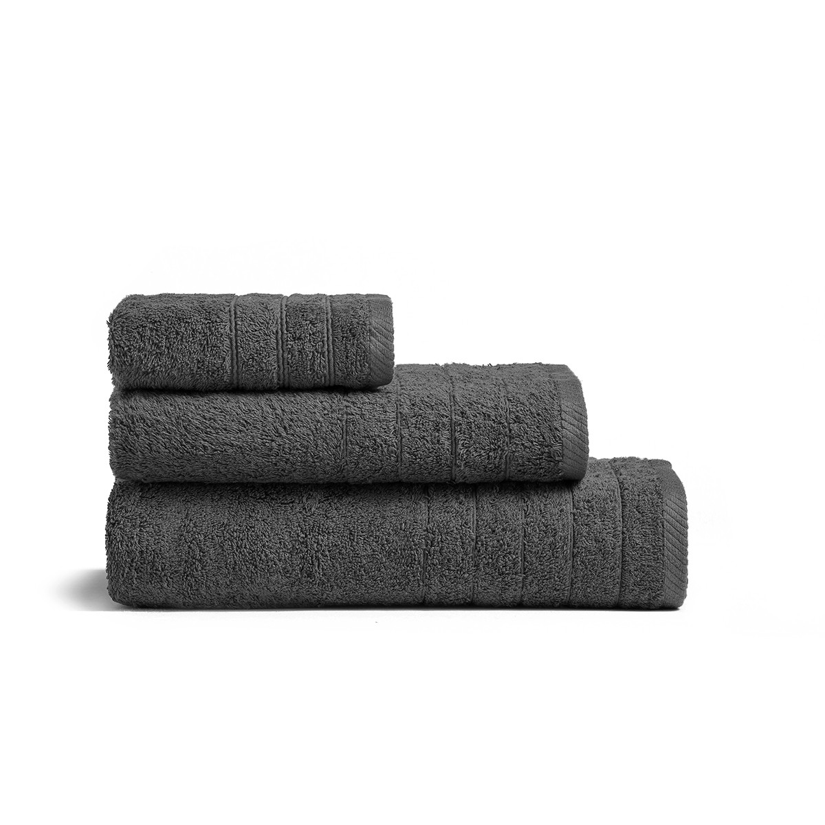 Πετσέτα προσώπου (50Χ90) FRESCA DARK GREY, MELINEN