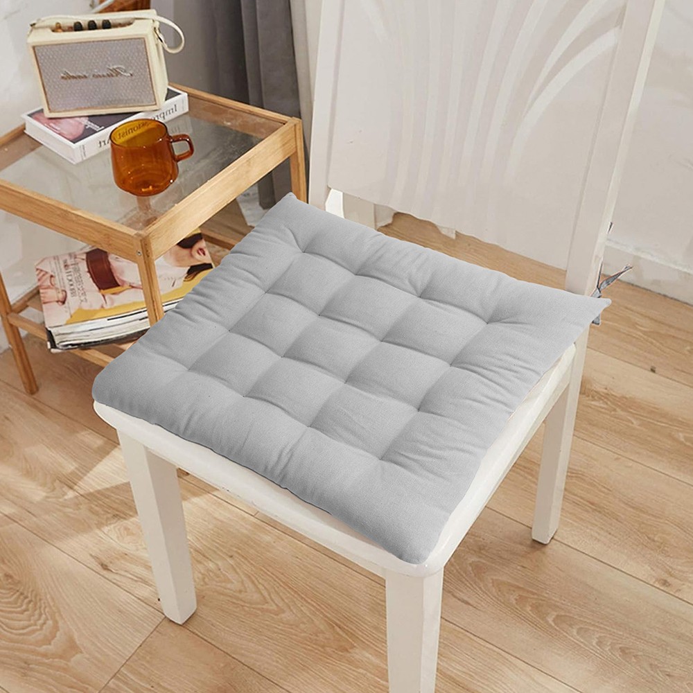 MELINEN Μαξιλάρι Καρέκλας Βαμβακερό 40x40εκ. Mad Light Grey Melinen 20003509 (Ύφασμα: Βαμβάκι 100%, Χρώμα: Γκρι) - MELINEN - 20003509