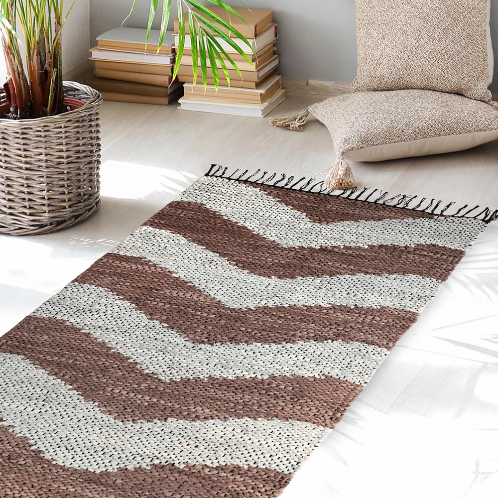 Χαλί Διαδρόμου Δερμάτινο 70x140εκ. Abelle Melinen 20003