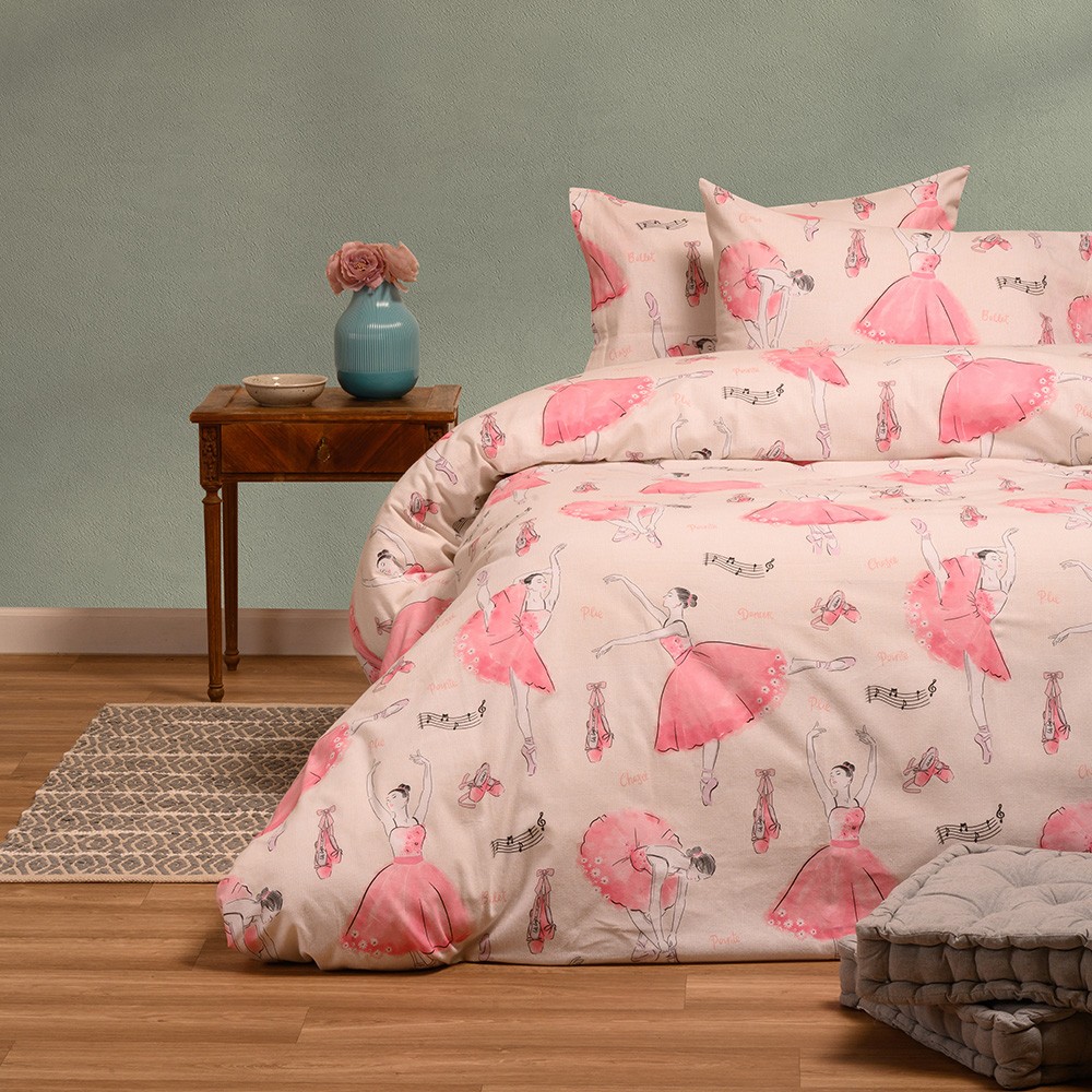 Σετ Σεντόνια Φανελένια Μονά Με Λάστιχο 100x200+30εκ. Ba