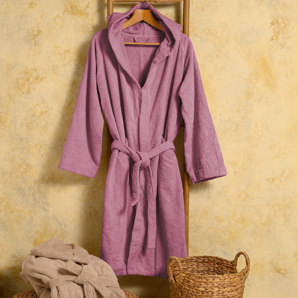 Μπουρνούζια 24home - ΣΗΜΑΝΤΙΚΟ: Σε περίπτωση διαφοράς τιμής από το κατάστημα ισχύει παντα και μόνο η τιμή του καταστήματος Μπουρνούζι Ενηλίκων Βαμβακερό Medium Bloom Berry Meline