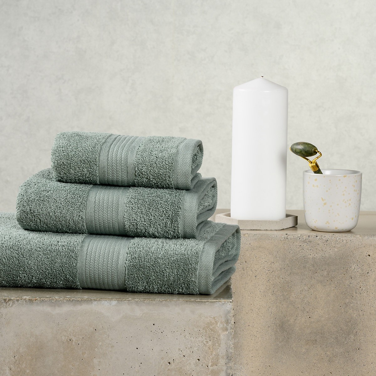 Σετ Πετσέτες 3τμχ Βαμβακερές Kenzo Dark Aqua Melinen 20