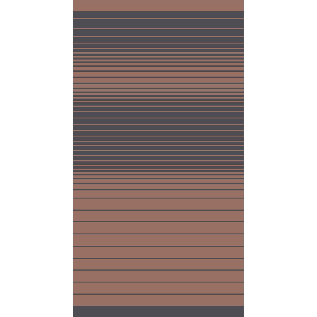 MELINEN Πετσέτα Θαλάσσης Βαμβακερή Velour Brown 86x160εκ. Stripes Melinen 20004871 (Ύφασμα: Βαμβάκι 100%, Χρώμα: Καφέ) - MELINEN - 20004871