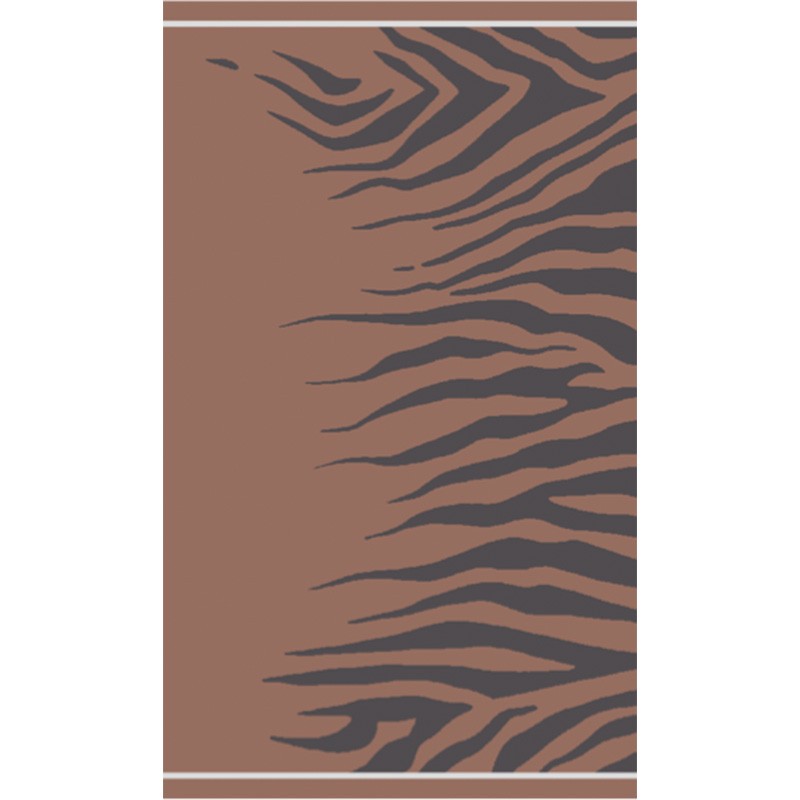 Πετσέτα Θαλάσσης Βαμβακερή Velour Brown 86x160εκ. Tiger Melinen 20004878 (Ύφασμα:...