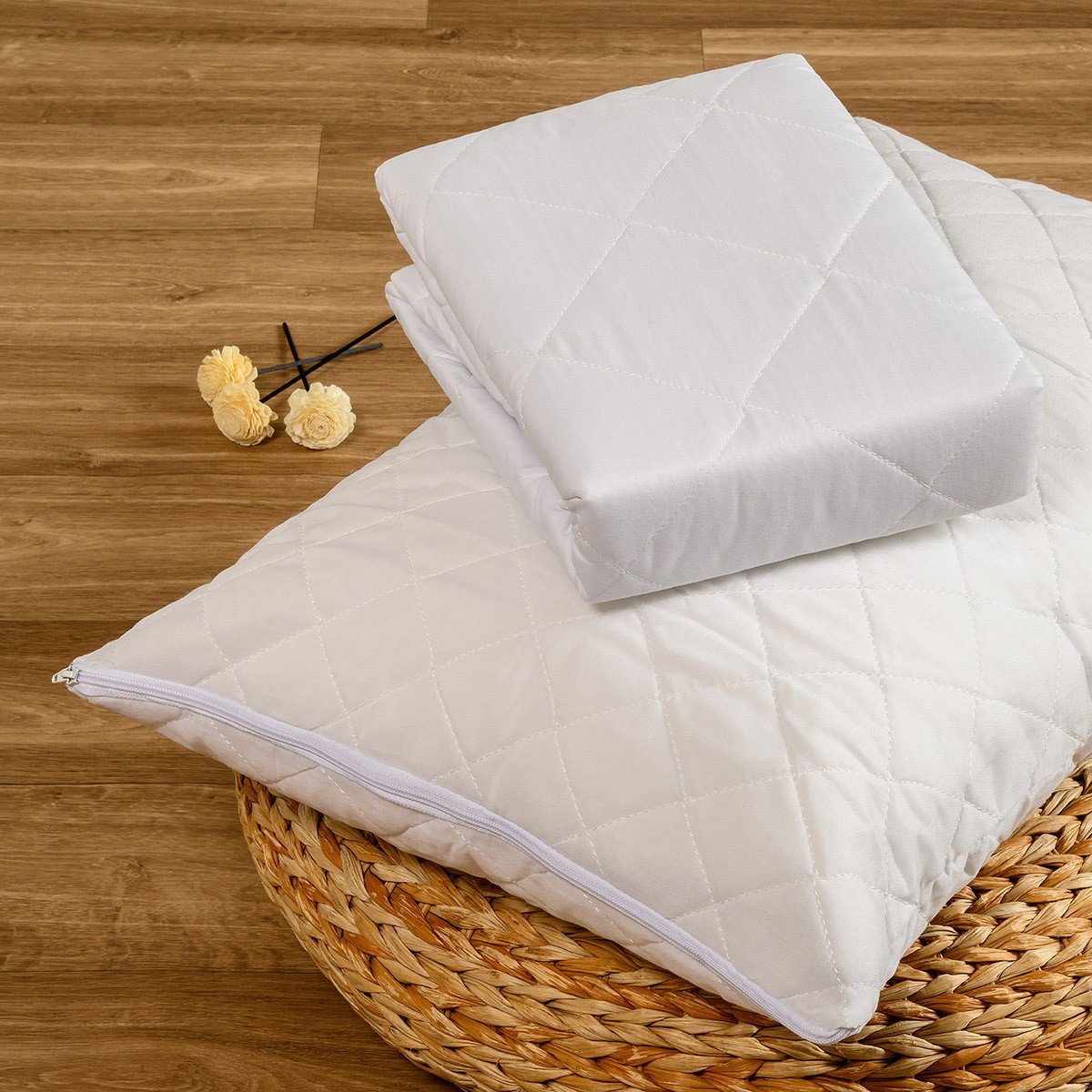 Επίστρωμα Extra Υπέρδιπλο 180x200+40εκ. Αδιάβροχο Καπιτονέ Basic Melinen 20004916 (Ύφασμα:...