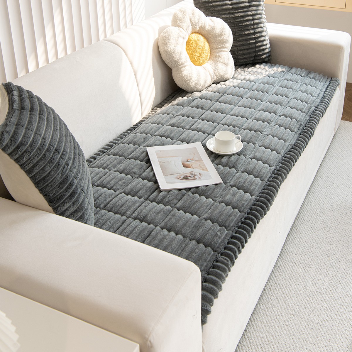 MELINEN - ΣΗΜΑΝΤΙΚΟ: Σε περίπτωση διαφοράς τιμής από το κατάστημα ισχύει παντα και μόνο η τιμή του καταστήματος Ανώστρωμα Για Τριθέσιο Καναπέ Fleece 70x210εκ. Aspen Da