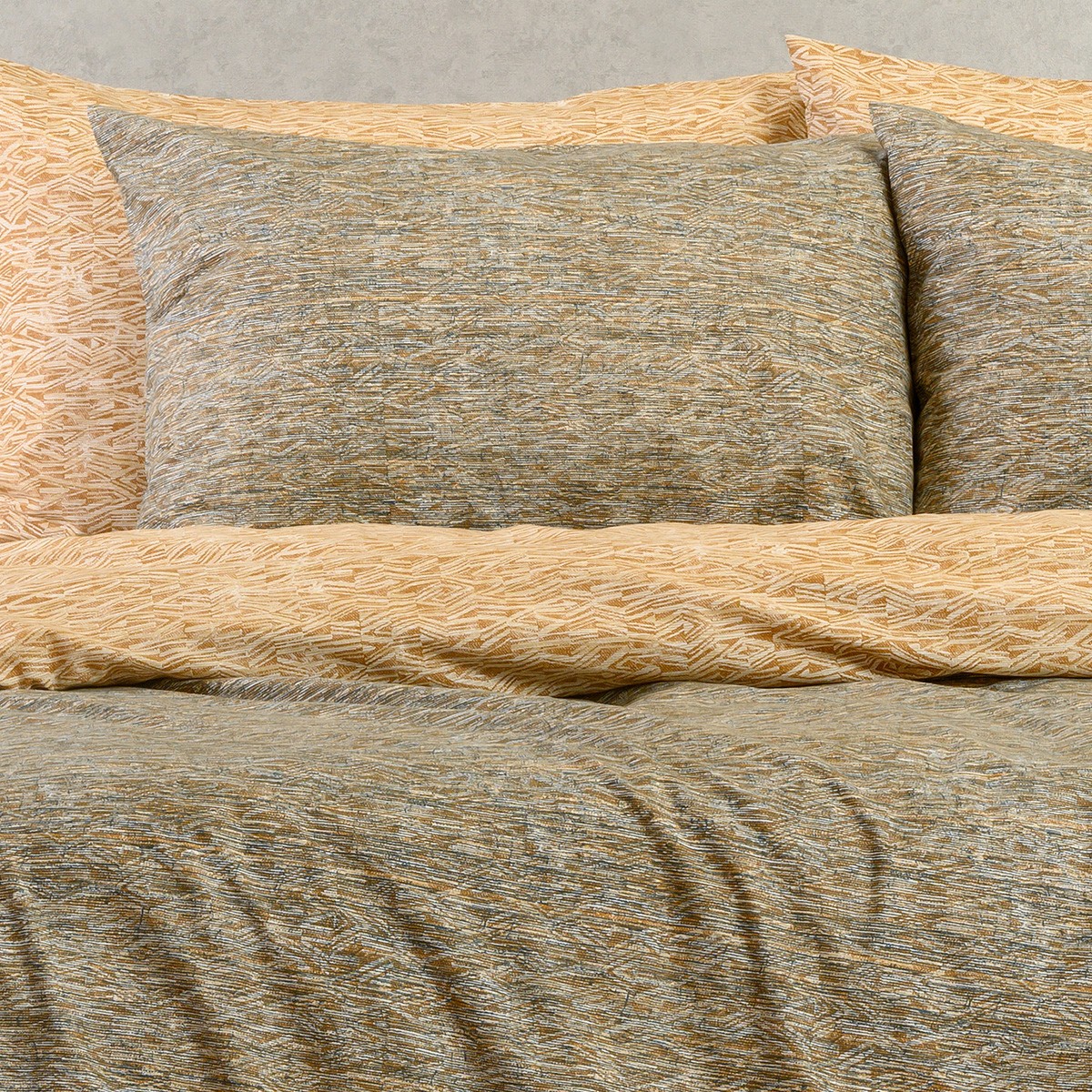 Ζεύγος Μαξιλαροθήκες (50×70) Melinen Casual Line Rafaelo Beige