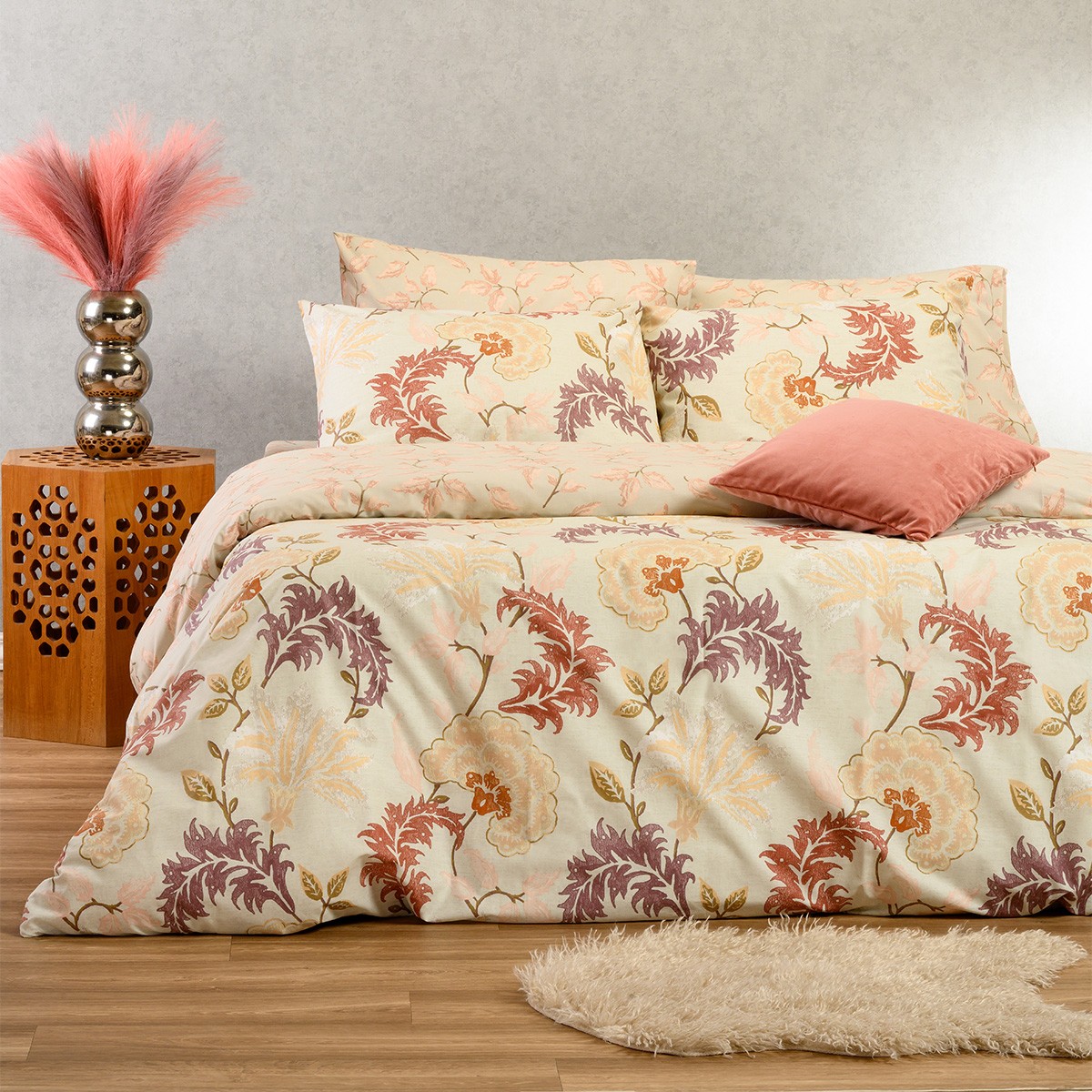 Παπλωματοθήκη Βαμβακερή Υπέρδιπλη 225x245εκ. Alessandro Apple Ultra Line Melinen 20005536...