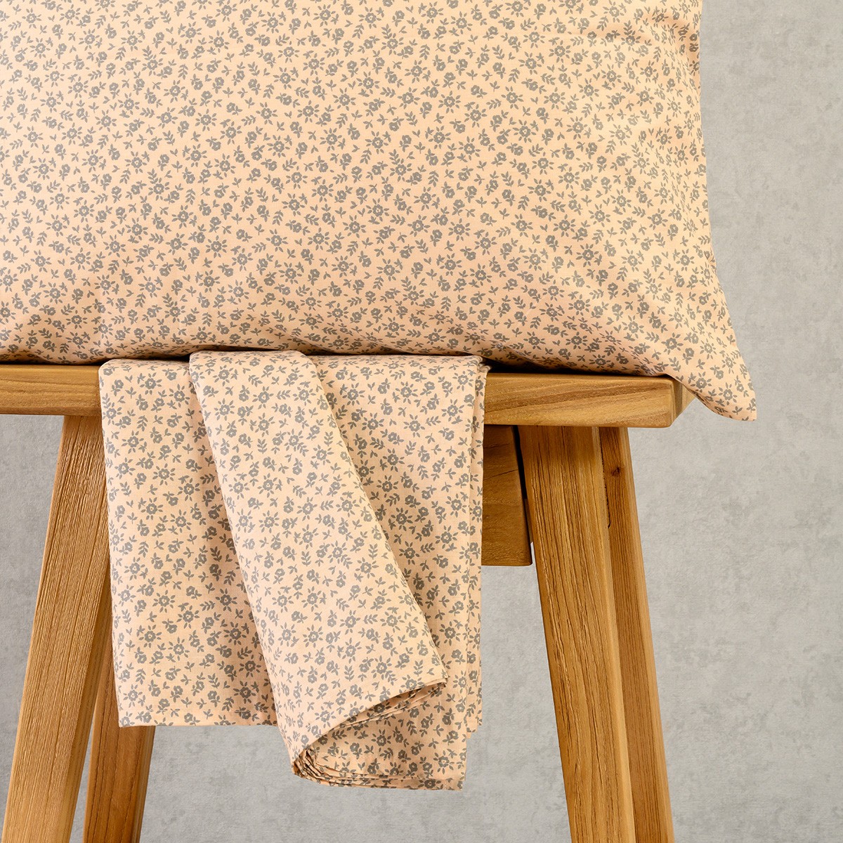 Σετ Σεντόνι Με 1 Μαξιλαροθήκη Βαμβακερό Ημίδιπλο Με Λάστιχο 120x200+32εκ....