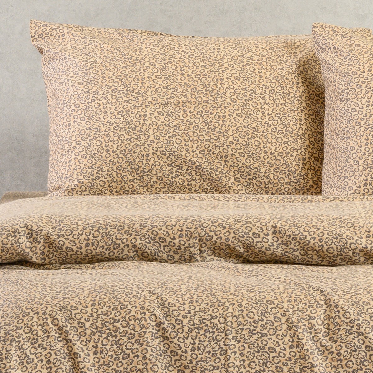 Ζεύγος Μαξιλαροθήκες Φανελένιες 53x72εκ. Keshia Beige Winter Line Melinen 20005114...