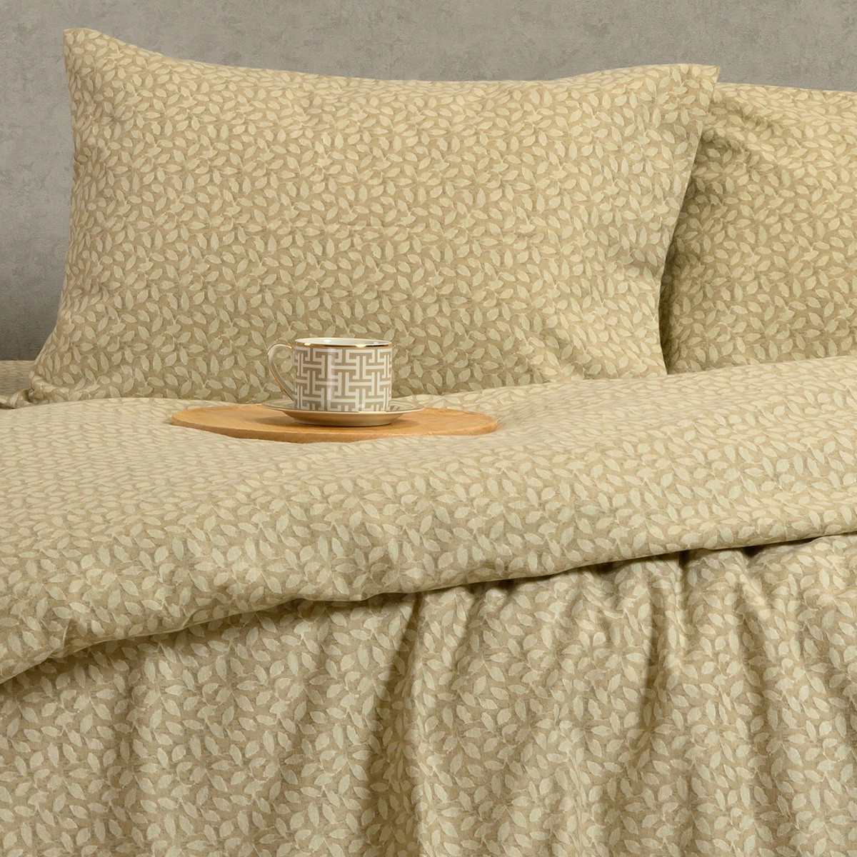 Ζεύγος Μαξιλαροθήκες Φανελένιες 53x72εκ. Elise Greige Winter Line Melinen 20005116...