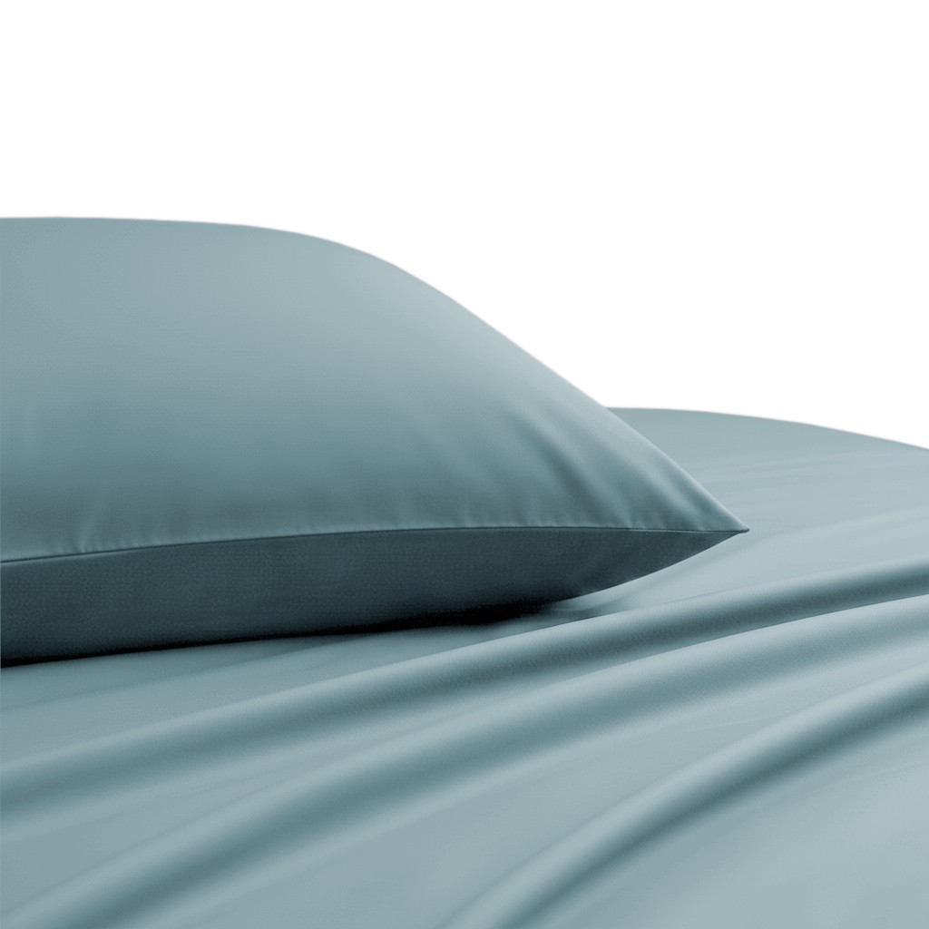 Ζεύγος Μαξιλαροθήκες Βαμβακοσατέν 53x72εκ. Dark Aqua Lavish Satin Line Melinen 20005620 (Ύφασμα: Βαμβακοσατέν, Χρώμα: Aqua) - MELINEN - 20005620