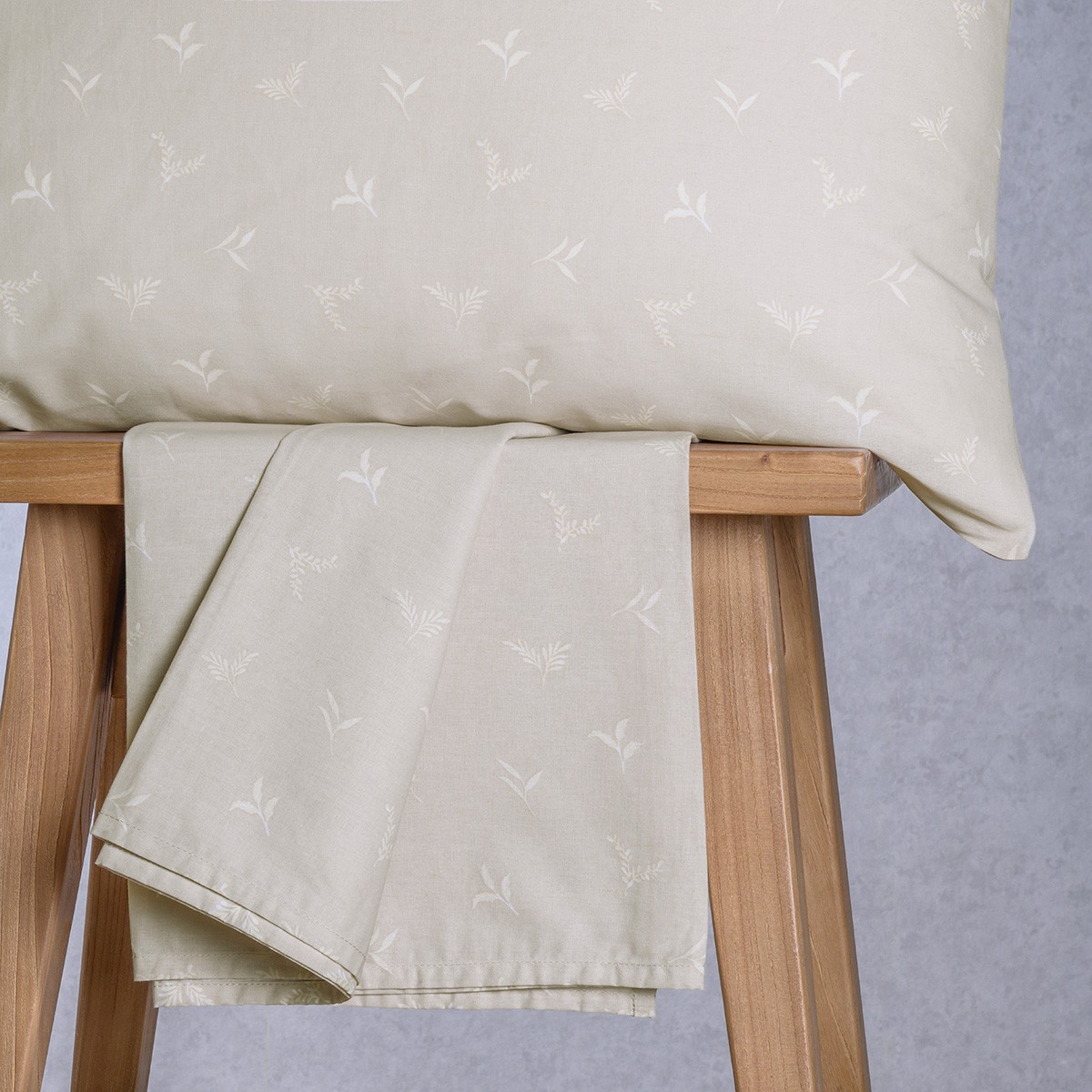 Σετ Σεντόνι Με 1 Μαξιλαροθήκη Βαμβακερό Μονό Με Λάστιχο 100x200+32εκ. Spring Beige Ultra Line Mini Melinen 20005874 (Ύφασμα: Βαμβάκι 100%, Τύπος κατωσέντονου: Με Λάστιχο, Χρώμα: Μπεζ, Μέγεθος: Μονά) - MELINEN - 20005874