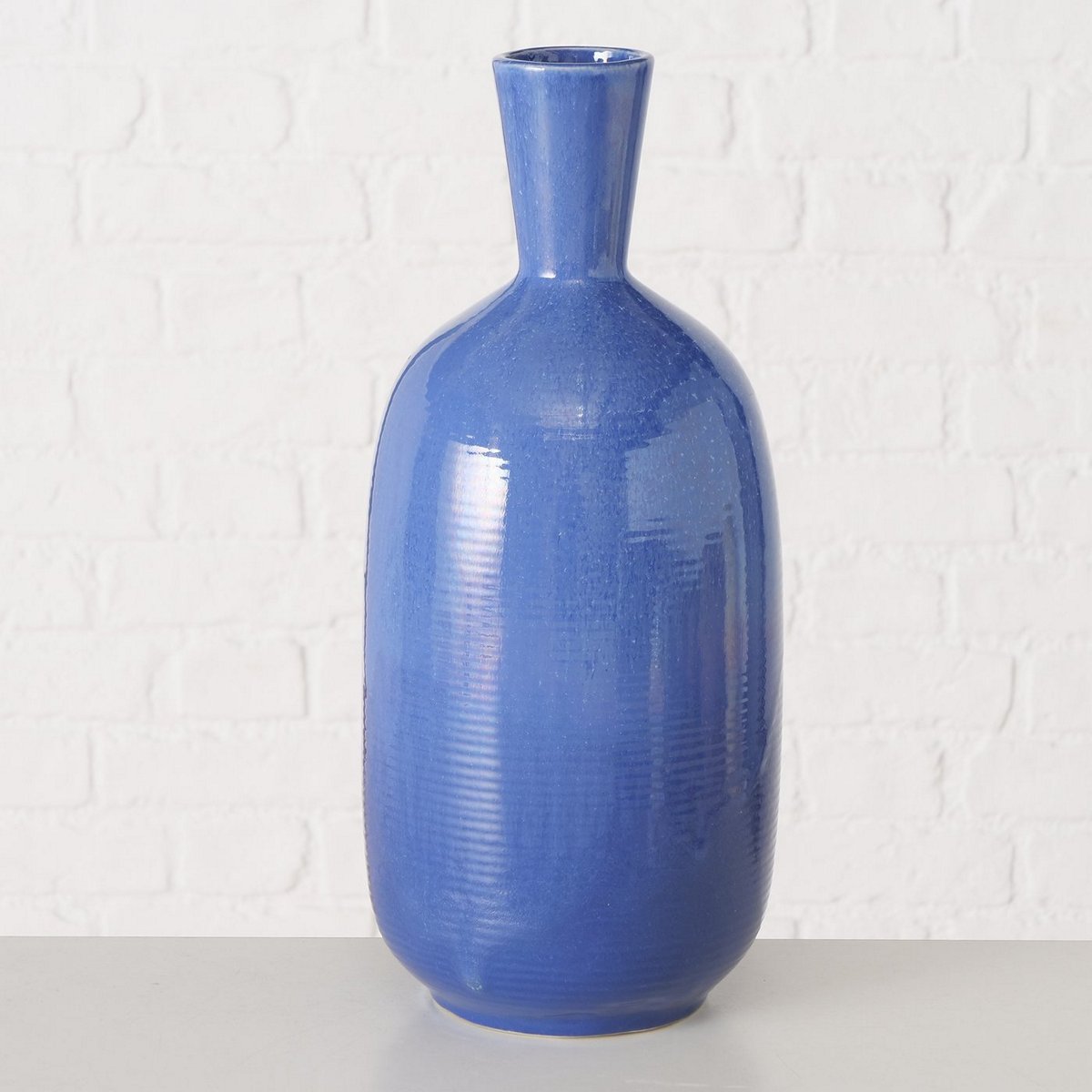 Διακοσμητικά Επιτραπέζια 24home - ΣΗΜΑΝΤΙΚΟ: Σε περίπτωση διαφοράς τιμής από το κατάστημα ισχύει παντα και μόνο η τιμή του καταστήματος Βάζο Κεραμικό Μπλε Elikia 16x37εκ. MSA 20-23-759 (Υλικό