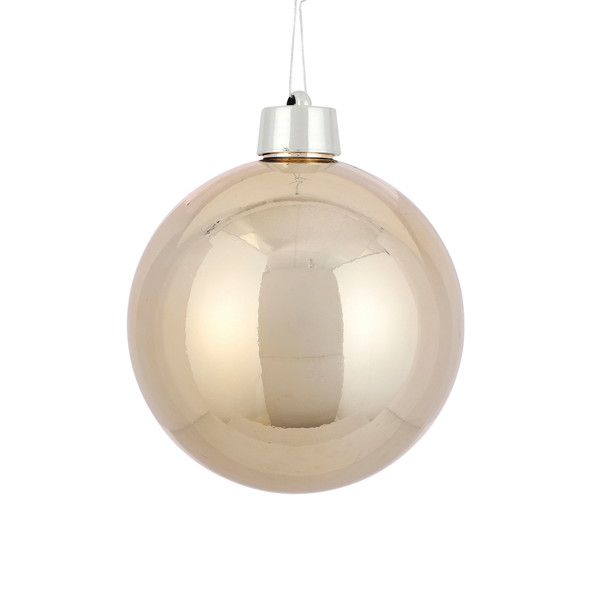 MSA DECORATION Χριστουγεννιάτικη Μπάλα Πλαστική Σαμπανί Δ20εκ. MSA 20-27-492 (Υλικό: Πλαστικό, Χρώμα: Σαμπανί) - MSA DECORATION - 20-27-492