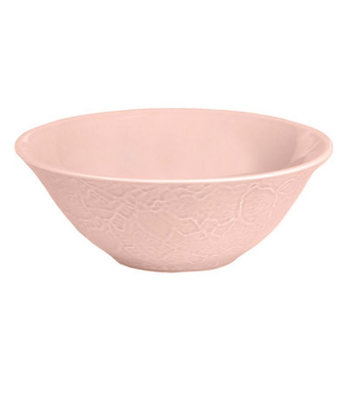 MSA DECORATION Σαλατιέρα Misty Rose 23x8,8εκ. Lace MSA 20-76-550 (Χρώμα: Ροζ) - MSA DECORATION - 20-76-550