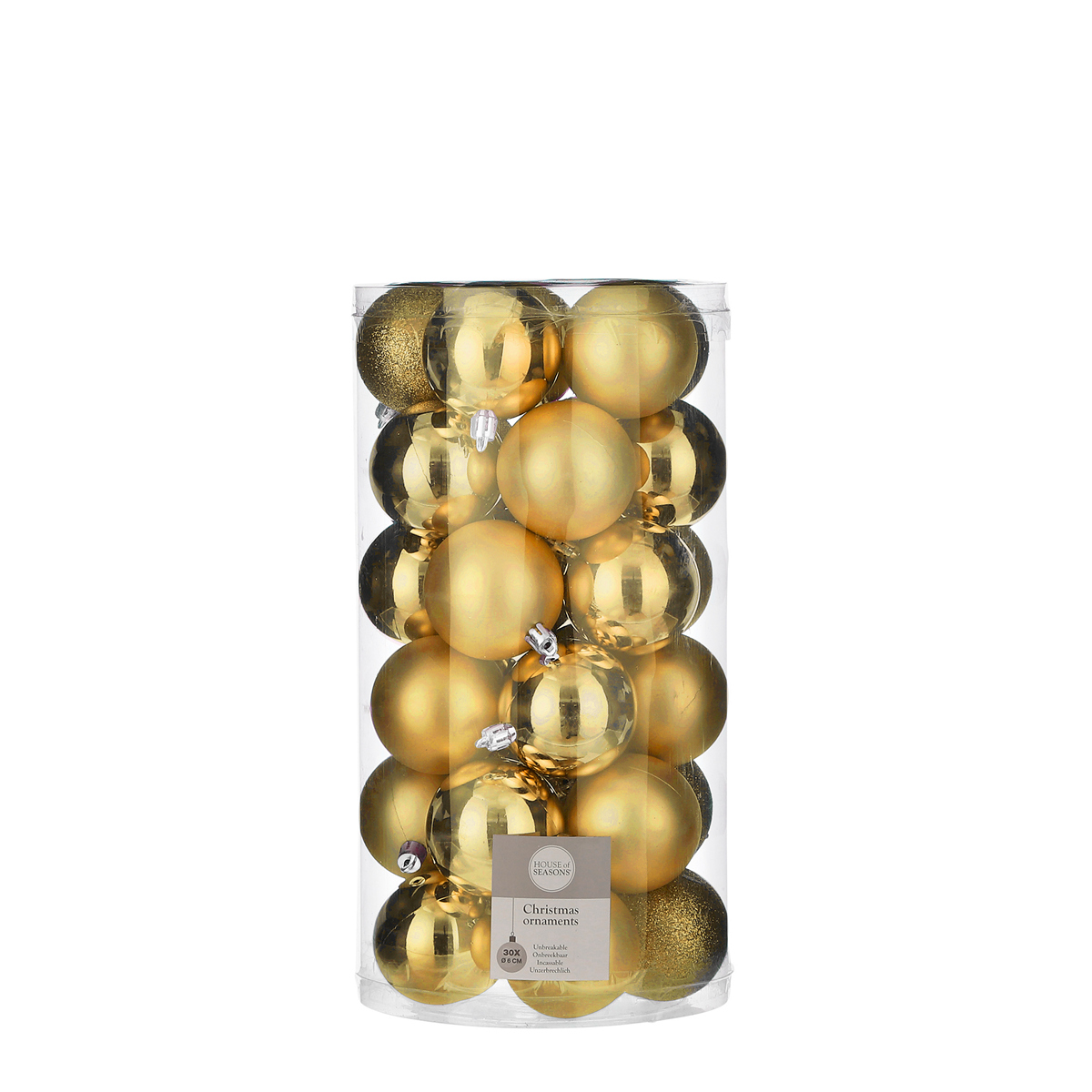 MSA DECORATION - ΣΗΜΑΝΤΙΚΟ: Σε περίπτωση διαφοράς τιμής από το κατάστημα ισχύει παντα και μόνο η τιμή του καταστήματος Μπάλες Σετ 30τμχ Πλαστικές Χρυσό Δ6εκ. MSA 20-27-495 (Υ