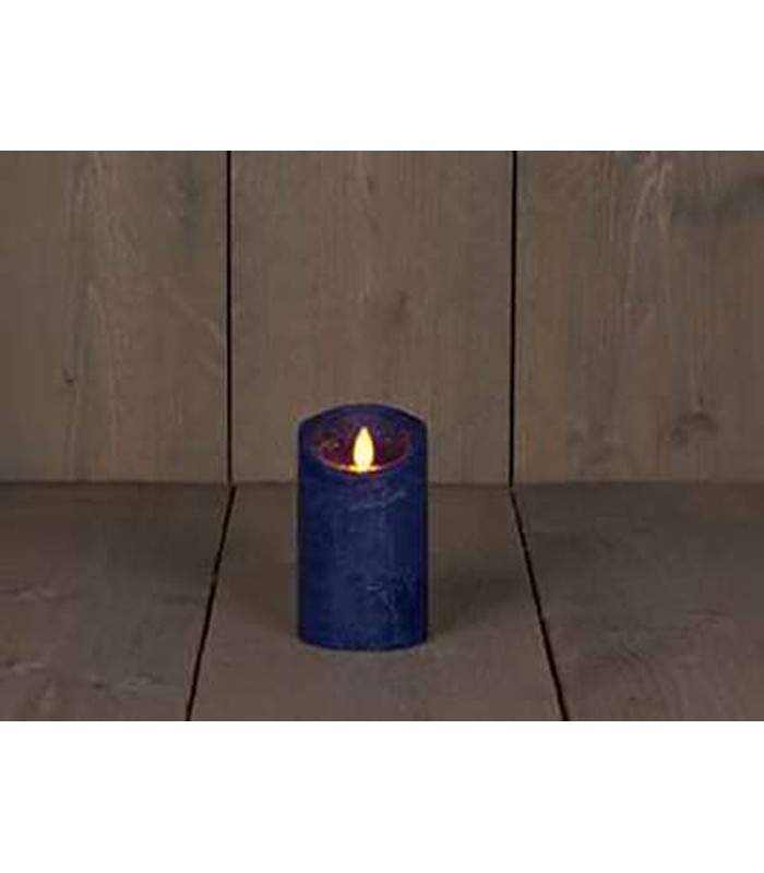 Διακοσμητικά Επιτραπέζια 24home - ΣΗΜΑΝΤΙΚΟ: Σε περίπτωση διαφοράς τιμής από το κατάστημα ισχύει παντα και μόνο η τιμή του καταστήματος Κερί Μπαταρίας Antique Μπλε 7,5x12,5εκ. MSA 20-89-460 (