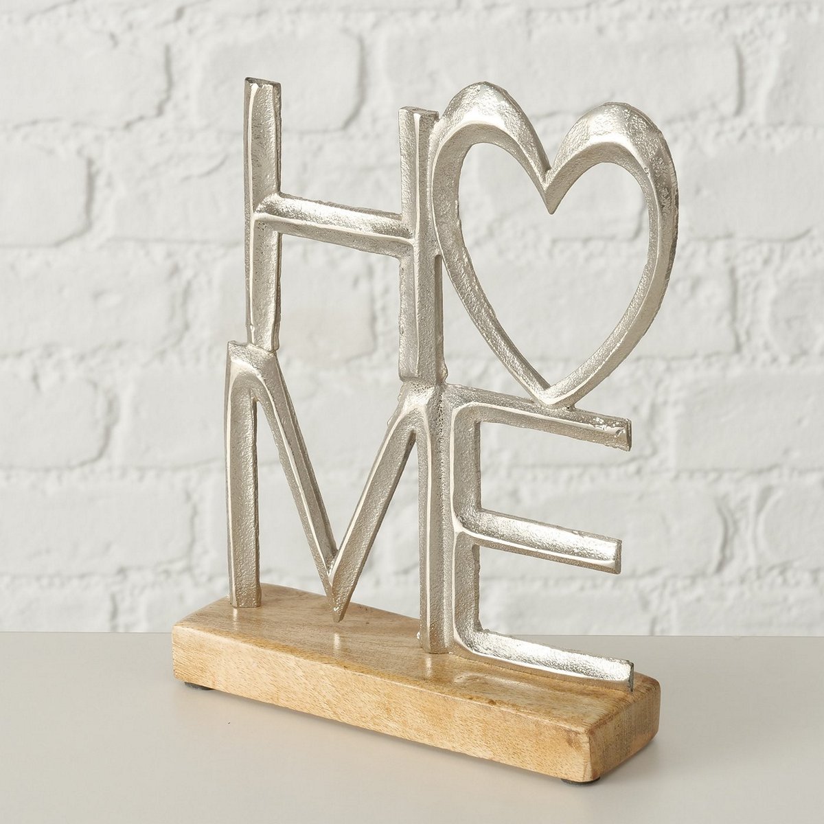 Διακοσμητικά Επιτραπέζια 24home - ΣΗΜΑΝΤΙΚΟ: Σε περίπτωση διαφοράς τιμής από το κατάστημα ισχύει παντα και μόνο η τιμή του καταστήματος Διακοσμητικό Επιτραπέζιο Αλουμινίου-Ξύλινο 5x24εκ. 20-2