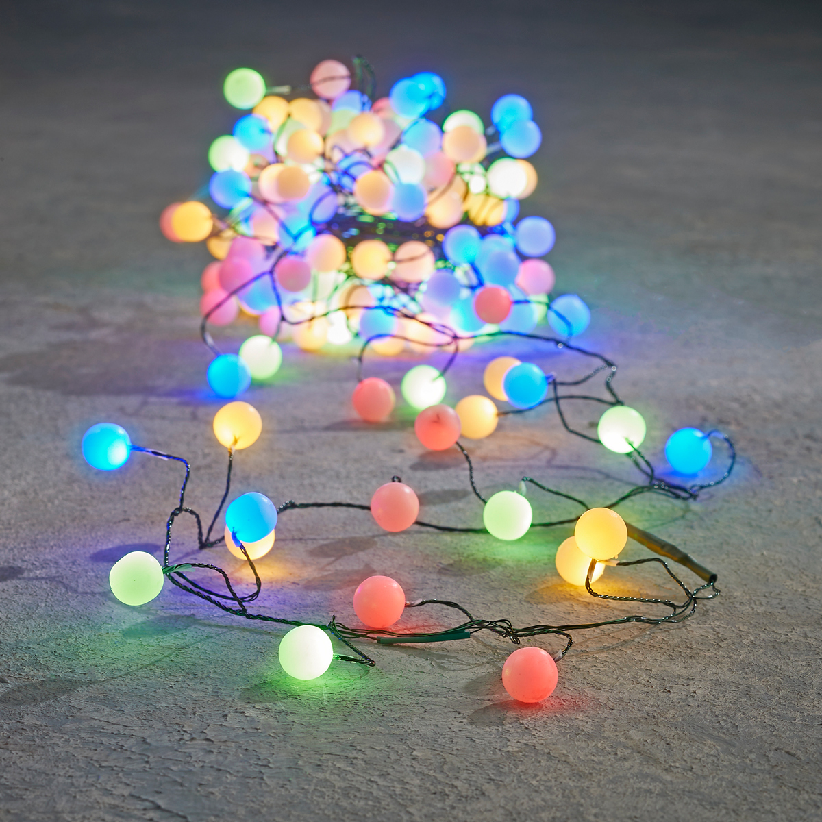 MSA DECORATION Λαμπάκια Μπάλες Πολύχρωμα 200 Led-5μ. Με Χρονοδιακόπτη MSA 20-27-208 - MSA DECORATION - 20-27-208
