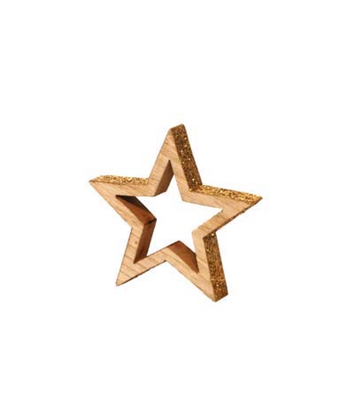 MSA DECORATION - ΣΗΜΑΝΤΙΚΟ: Σε περίπτωση διαφοράς τιμής από το κατάστημα ισχύει παντα και μόνο η τιμή του καταστήματος Χριστουγεννιάτικο Διακοσμητικό Αστέρι Ξύλινο Χρυσό Στρα