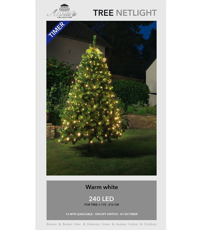 MSA DECORATION - ΣΗΜΑΝΤΙΚΟ: Σε περίπτωση διαφοράς τιμής από το κατάστημα ισχύει παντα και μόνο η τιμή του καταστήματος Λαμπάκια Δίχτυ 240 Led Θερμό Λευκό Φως MSA 20-92-112 -