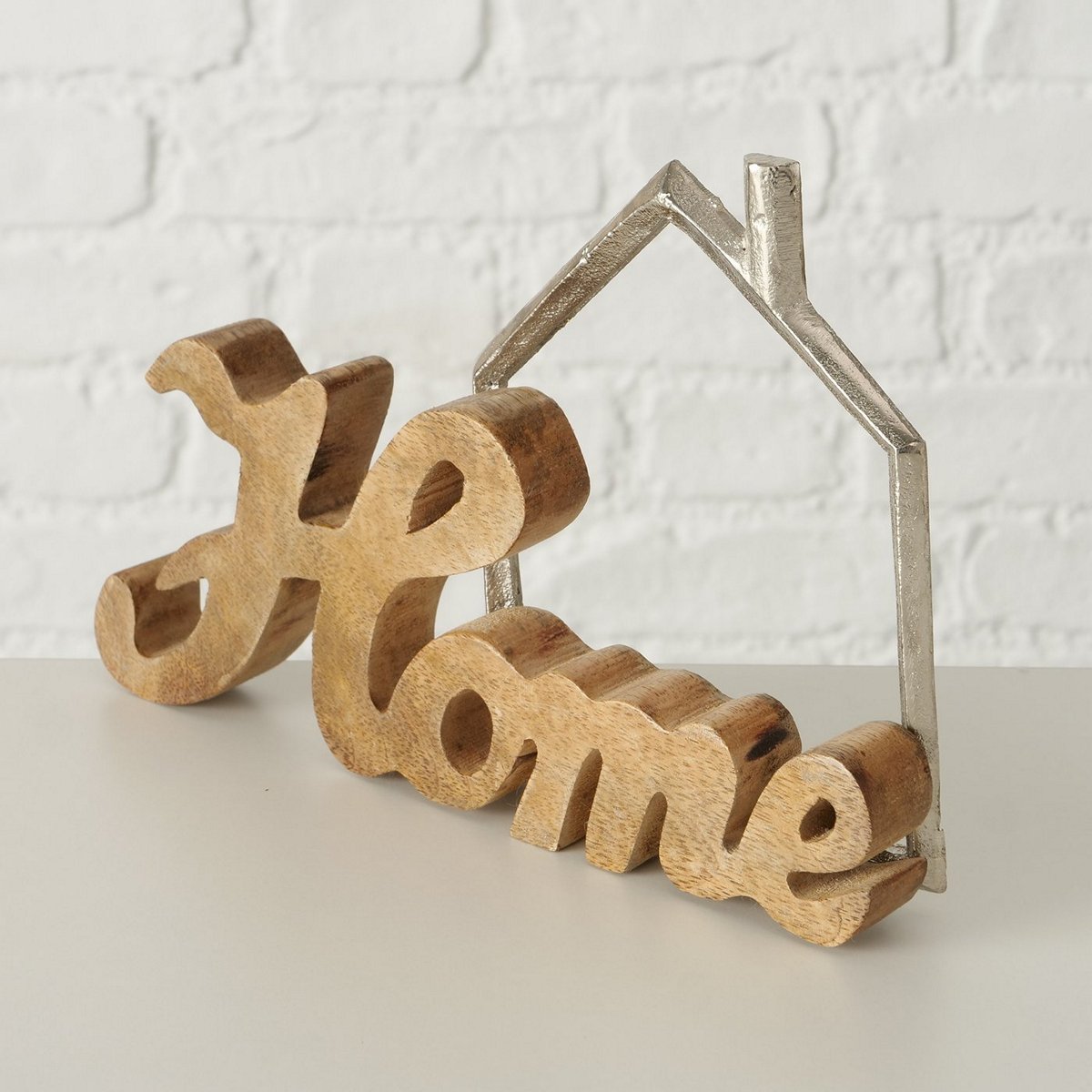 Διακοσμητικά Επιτραπέζια 24home - ΣΗΜΑΝΤΙΚΟ: Σε περίπτωση διαφοράς τιμής από το κατάστημα ισχύει παντα και μόνο η τιμή του καταστήματος Διακοσμητικό Επιτραπέζιο Ξύλινο Mango-Αλουμινίου Natura