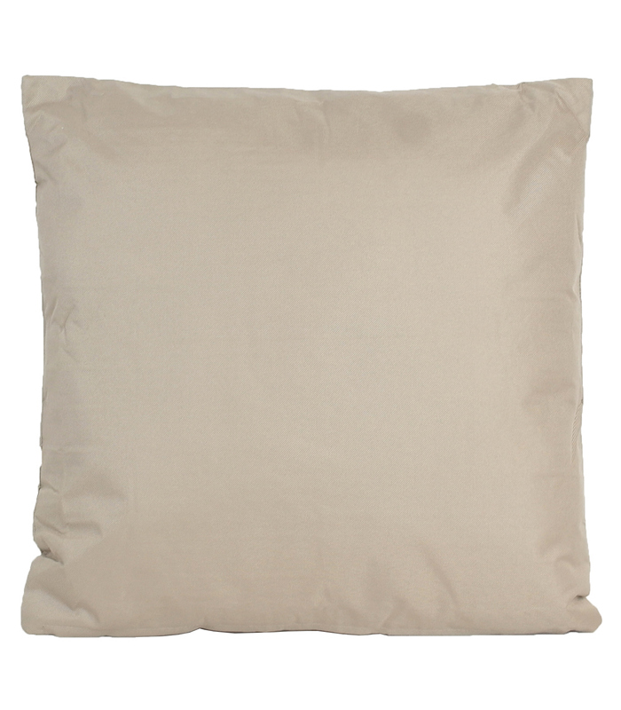MSA DECORATION Μαξιλάρι Εξωτερικού Χώρου Polyester Αδιάβροχο Μπεζ 60x60εκ. MSA 20-99-460 (Ύφασμα: Polyester, Χρώμα: Μπεζ) - MSA DECORATION - 20-99-460