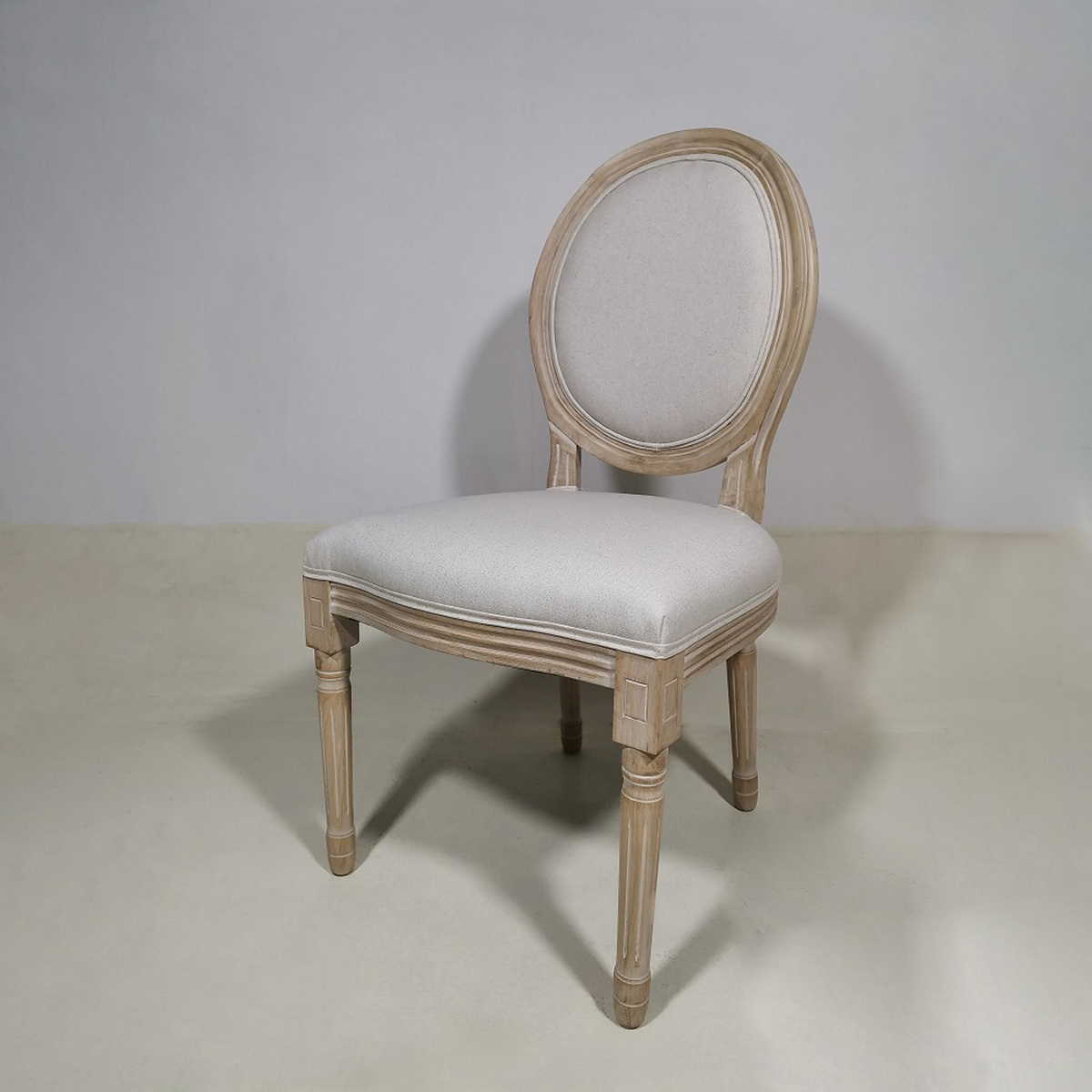 MSA DECORATION Καρέκλα Ξύλινη-Υφασμάτινη Natural-Ιβουάρ 50x59x48/103εκ. MSA 20-24-060 (Υλικό: Ξύλο, Χρώμα: Ιβουάρ) - MSA DECORATION - 20-24-060