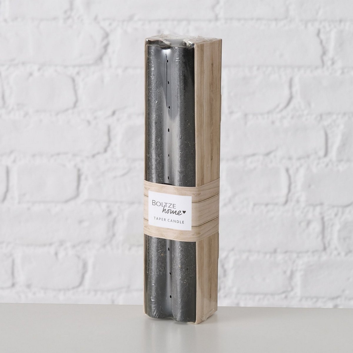 Διακοσμητικά Επιτραπέζια 24home - ΣΗΜΑΝΤΙΚΟ: Σε περίπτωση διαφοράς τιμής από το κατάστημα ισχύει παντα και μόνο η τιμή του καταστήματος Κερί Σετ 4τμχ Μαύρο 2x20εκ. Melia MSA 20-23-998 (Χρώμα: