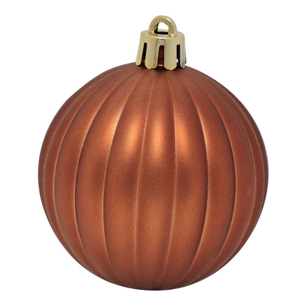 Χριστουγεννιάτικη Μπάλα Σετ 4τμχ Copper Δ10εκ. MSA 20-3