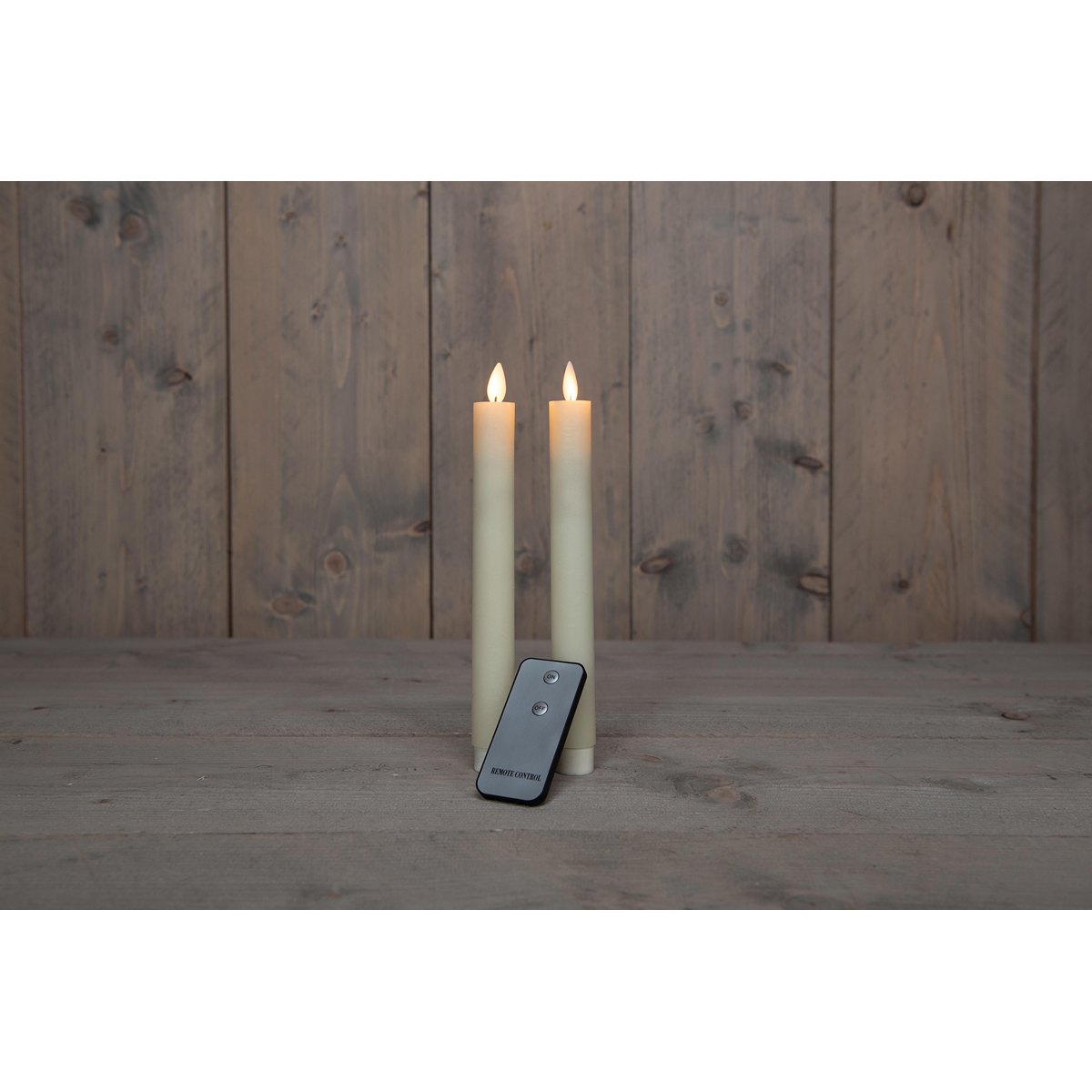 MSA DECORATION - ΣΗΜΑΝΤΙΚΟ: Σε περίπτωση διαφοράς τιμής από το κατάστημα ισχύει παντα και μόνο η τιμή του καταστήματος Κερί Μπαταρίας Σετ 2τμχ Rustic Ιβουάρ Με Remote Control